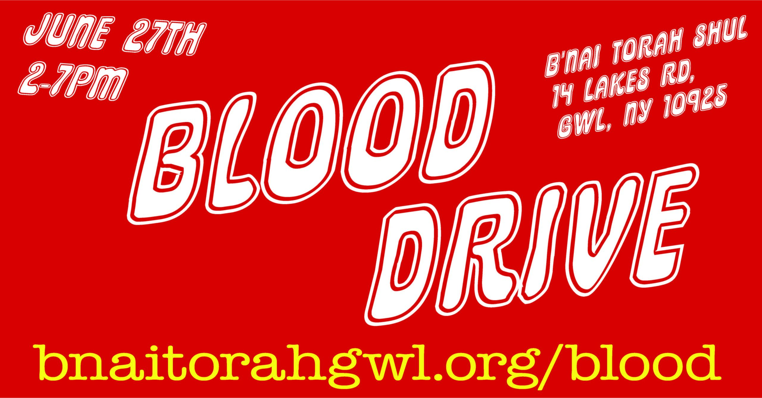 Blood Drive Facebook